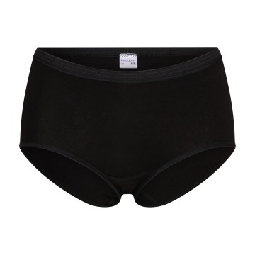 Beeren comfort feeling midi slip 2 pack 01 404 zwart voorkant