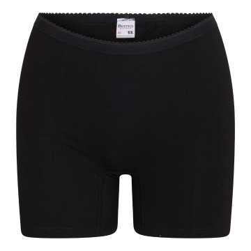 Beeren dames boxer softly 02 417 zwart voorkant