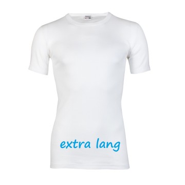 Beeren heren t shirt extra lang m3000 wit  extra lang