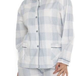 Dames flanel pyjama 641975 detail