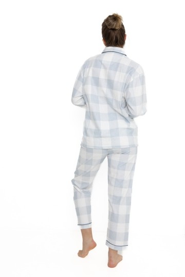 Dames pyjama flanet 641975 achterzijde