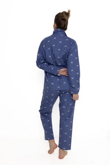 Dames pyjama lunatex 641976 achterzijde