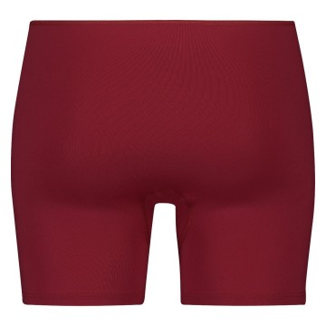 Dames short lange pijp donkerrood achterkant rj bodywear