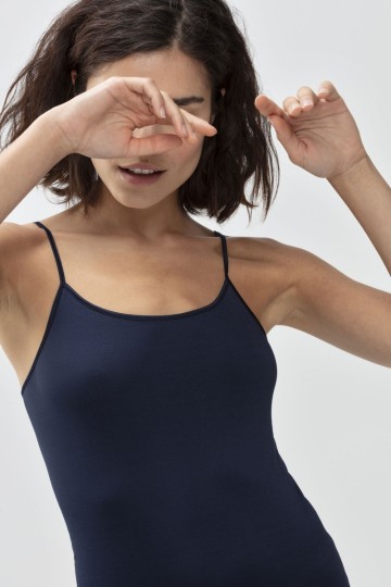 Dames spaghetti top mey 55201 night blue