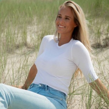 Dames t shirt hoge hals 33 018 model