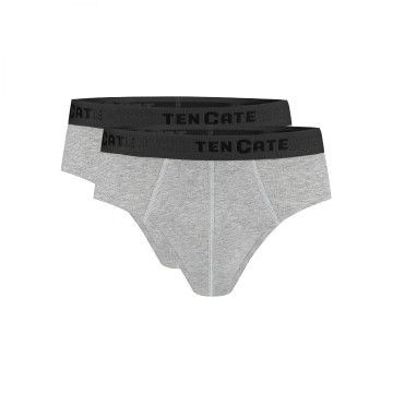 Ten cate heren slip 2 pack light grey