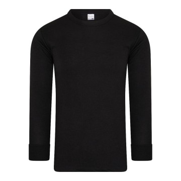 Thermo shirt heren lange mouw beeren zwart 12 241