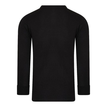 Thermo shirt heren lange mouw zwart beeren 12 241 achter