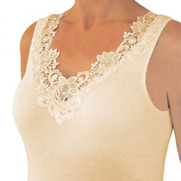 Hemd met kantToker dames huid